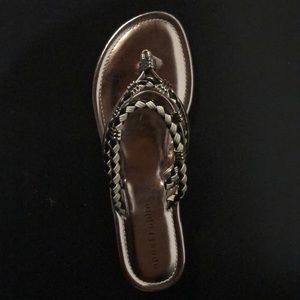 apostrophe sandals! Never worn!